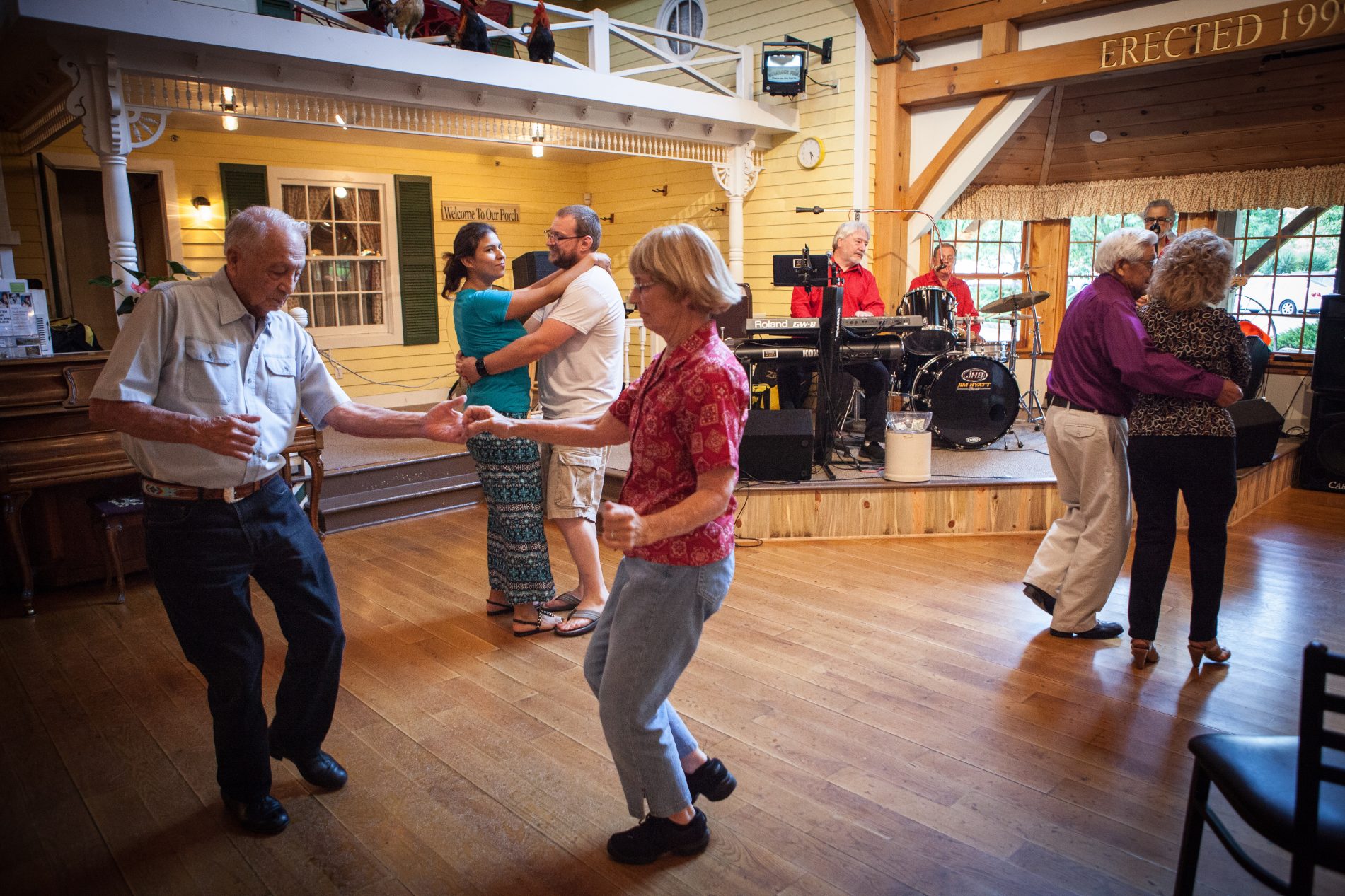 dancing in the americana barn